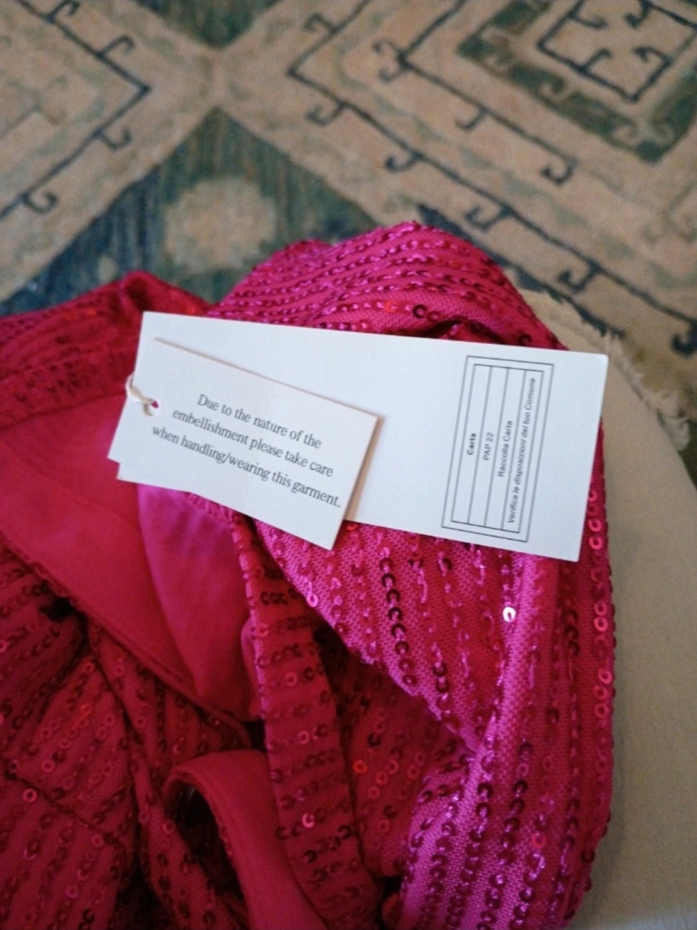 MD&M Women's Hot Pink Sequin Blazer New With Tags Hot Jacket - Picture 9 of 10